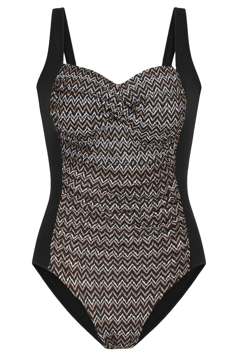 Wänerstedt Gerd Swimsuit Patterned Black - Wänerstedt
