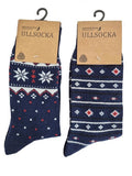 Ullsocka 1-pack Herr Randig eller Prickig - Wänerstedt