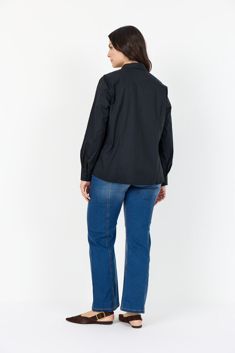 Saga 34 Shirt Women Black Wasabiconcept