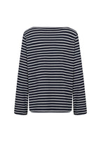 Sakar 2 Long-Sleeve T-Shirt Women Navy Combi Wasabiconcept