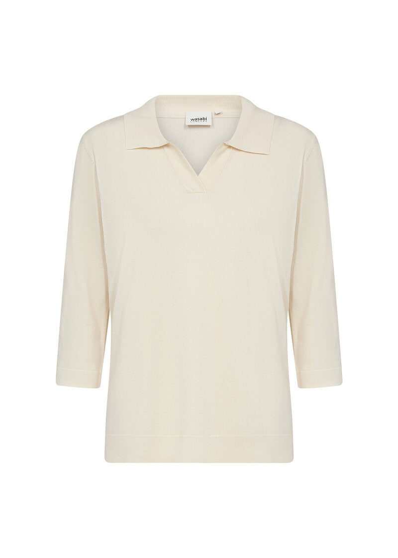 Samanda 26 Pullover Women Offwhite Wasabiconcept