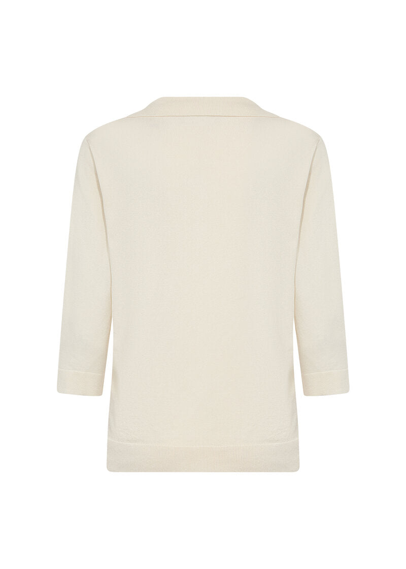 Samanda 26 Pullover Women Offwhite Wasabiconcept