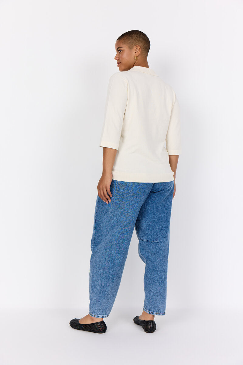 Samanda 26 Pullover Women Offwhite Wasabiconcept