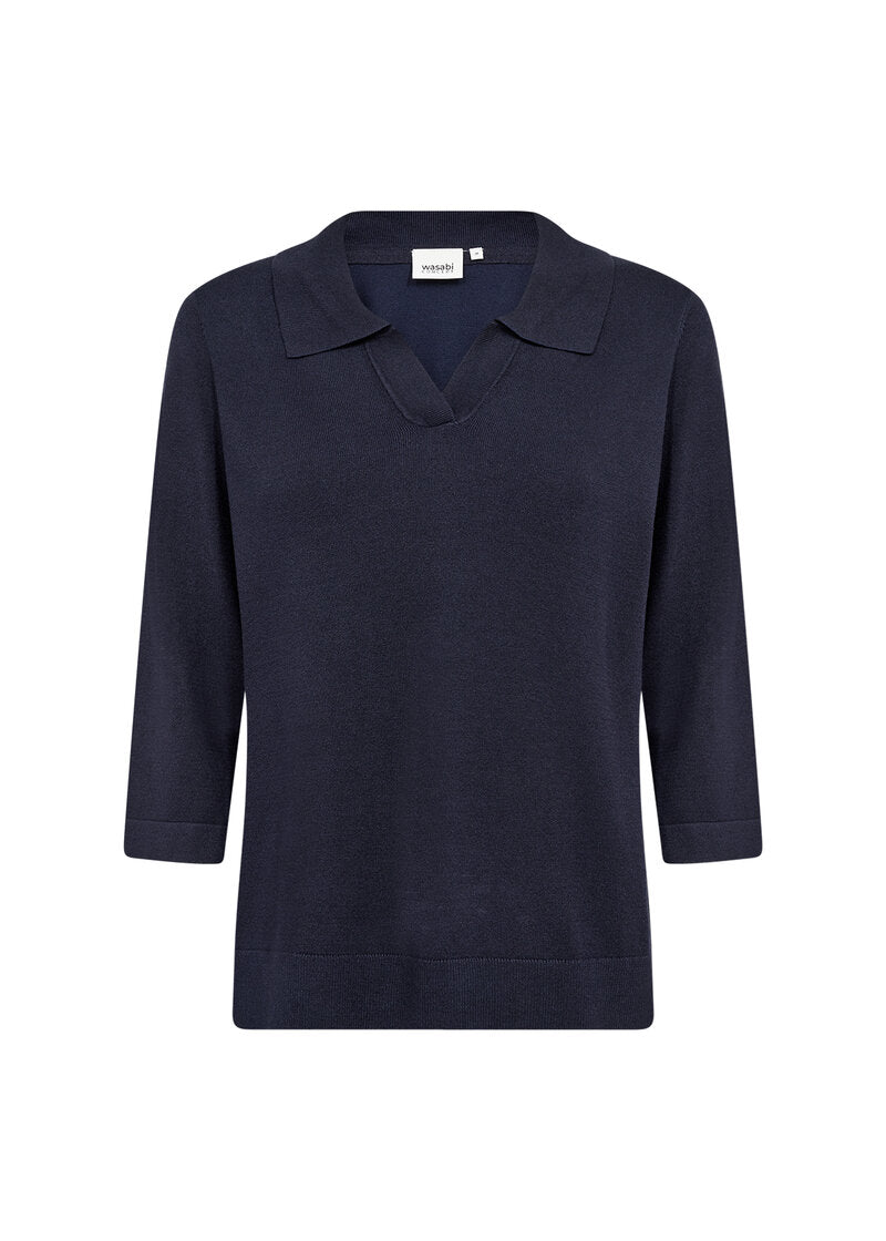 Samanda 26 Pullover Navy Wasabiconcept