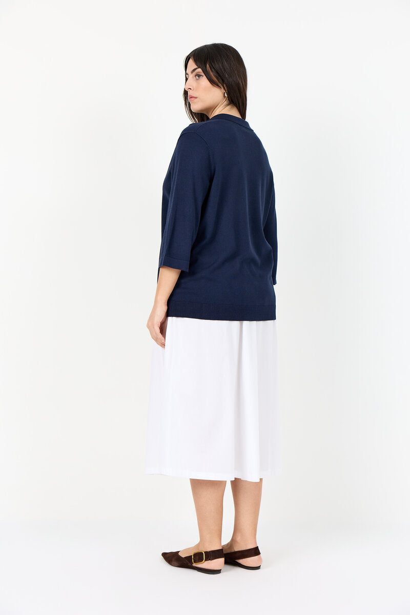Samanda 26 Pullover Navy Wasabiconcept
