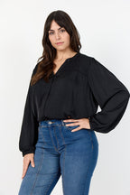 Savanna 1 Skjortblus Dam Black Wasabiconcept