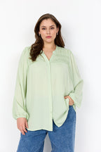 Savanna 1 Skjortblus Dam Bok Choy Wasabiconcept