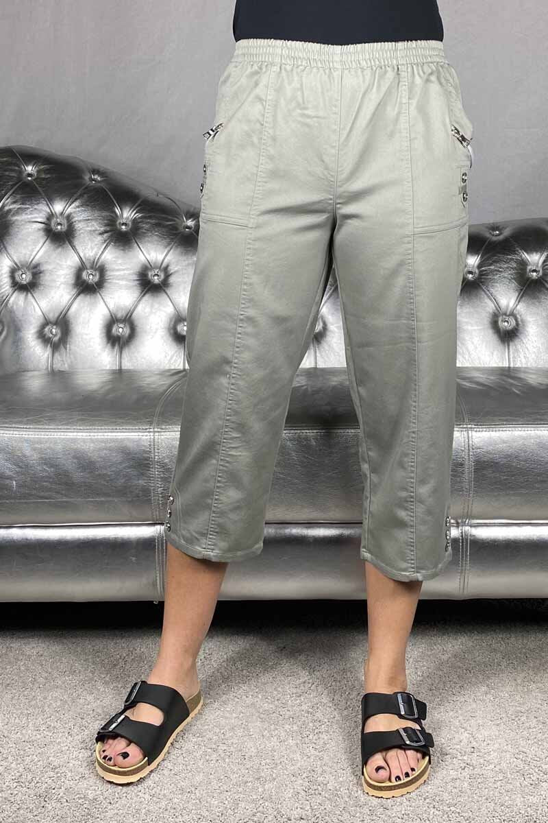 Way Of Sweden Akila 1C Capri Ladies Khaki - Way of Sweden
