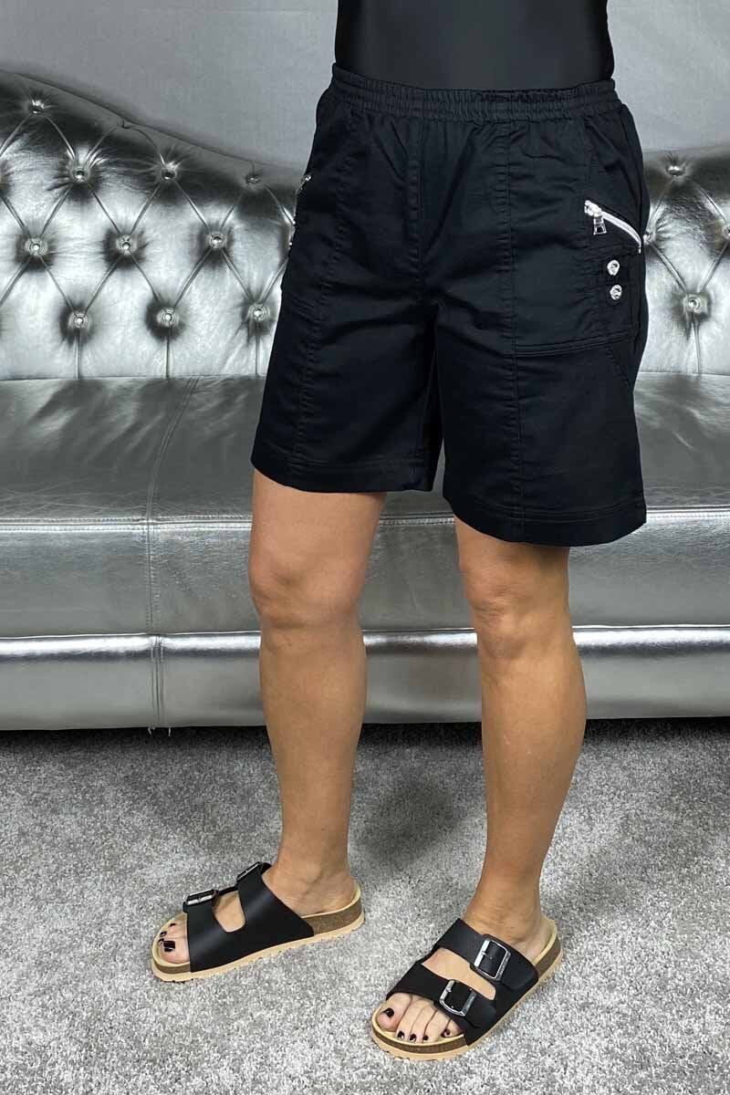 Akila 2C Shorts Women Black - Way Of Sweden