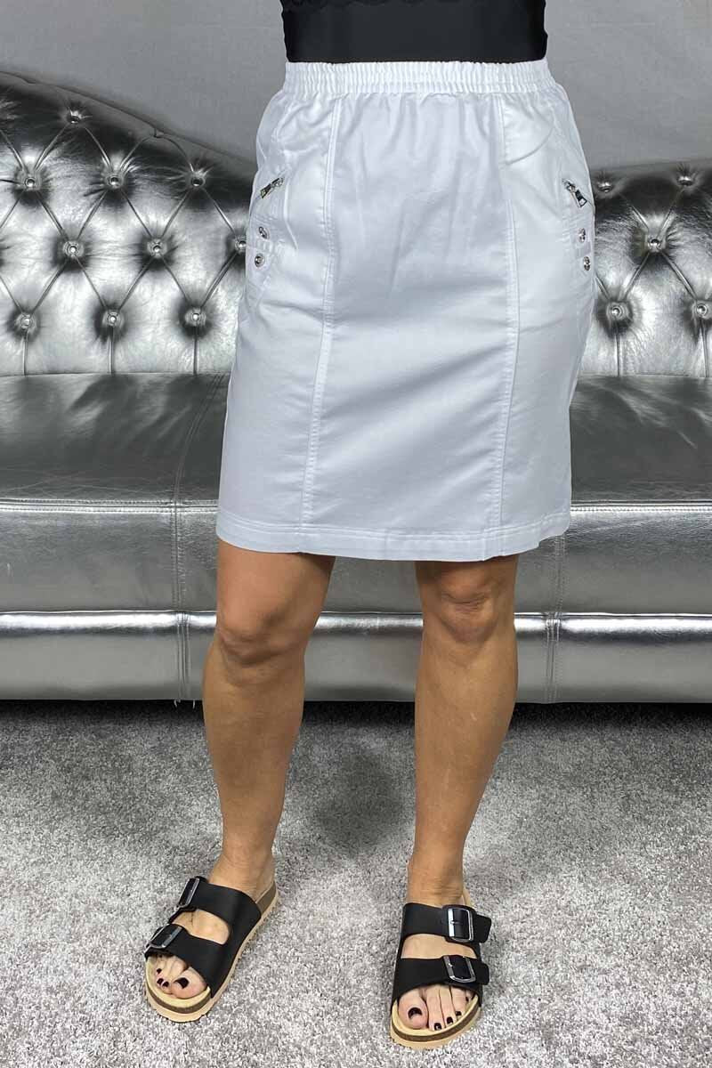 Akila Skirt Women White - Way Of Sweden