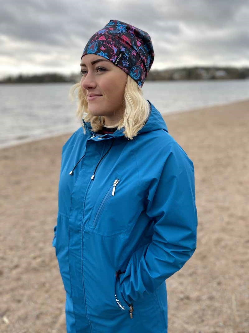Anna 3L Scull Cap Woman Petroleum - Way of Sweden