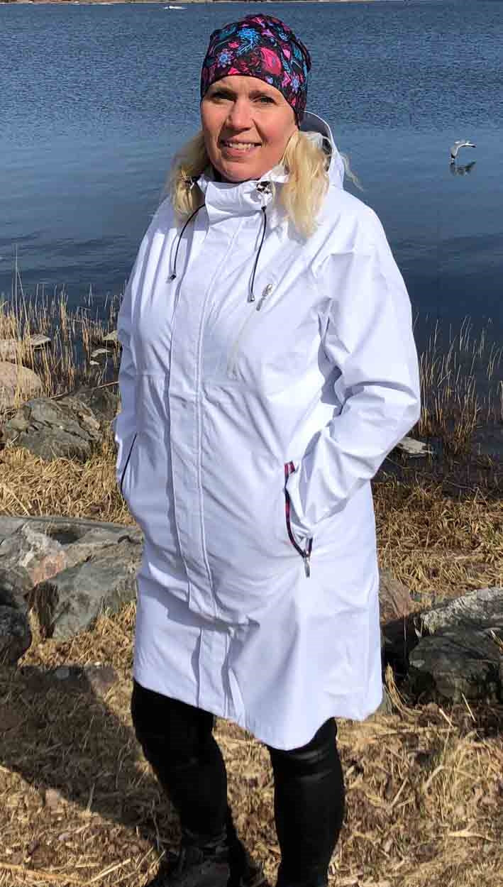 Anna 3L Hardshell Jacket Women White - Way of Sweden