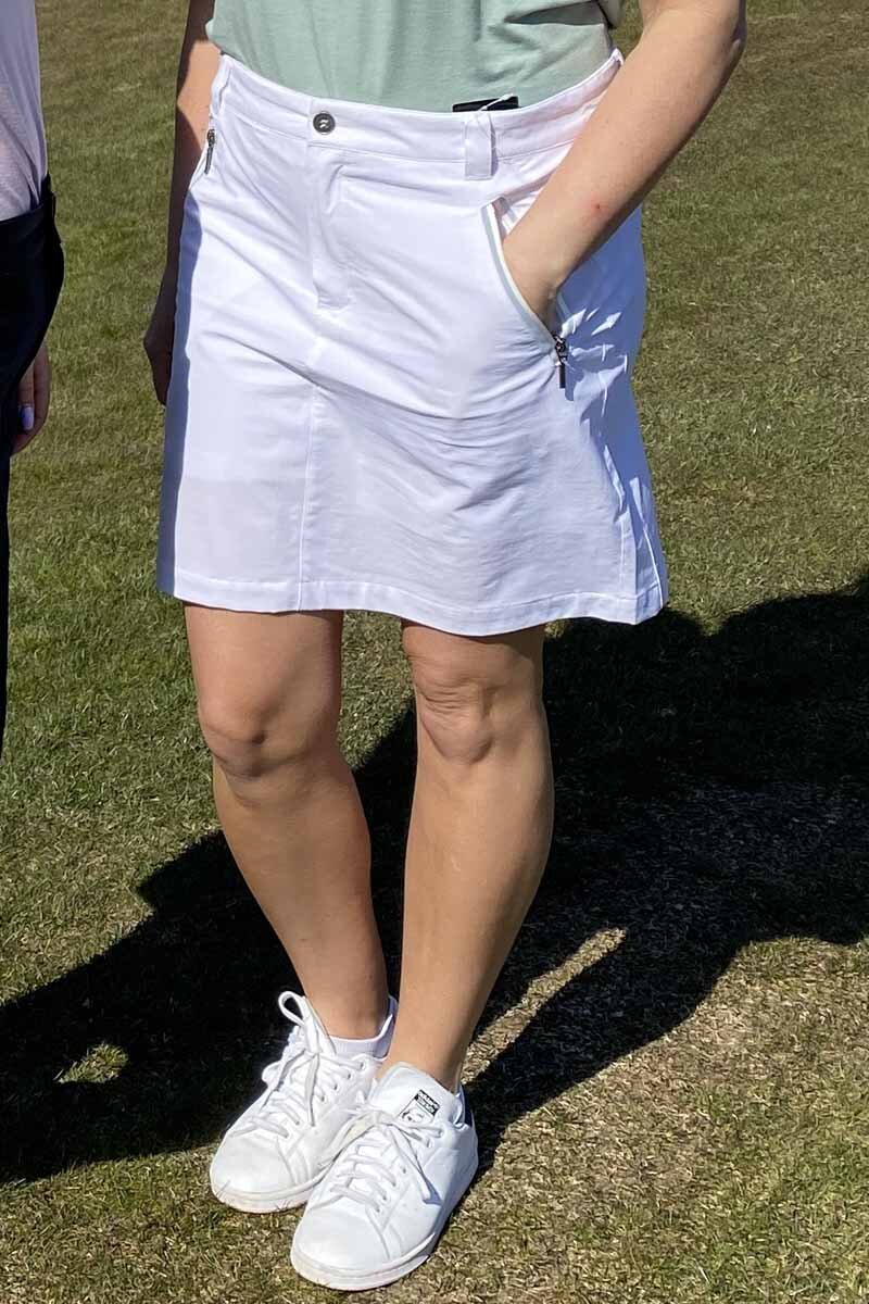 Annika Outdoor Stretch Skort Women White - Way of Sweden