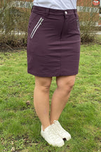 Annika Skirt Ladies Wine Red Way of Sweden