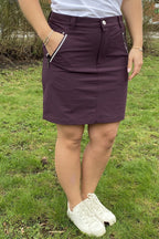 Annika Skirt Ladies Wine Red Way of Sweden