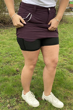 Annika Skirt Ladies Wine Red Way of Sweden