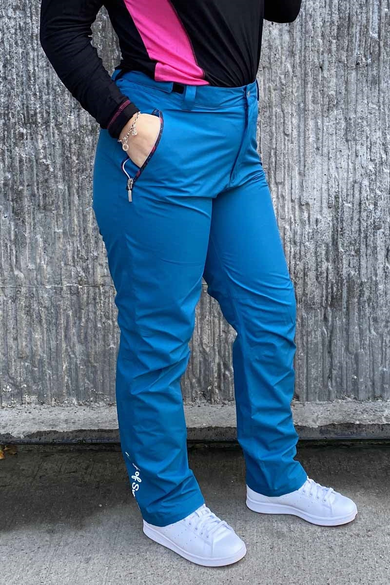 Britta 3L Shell Trousers Women Petroleum - Way of Sweden