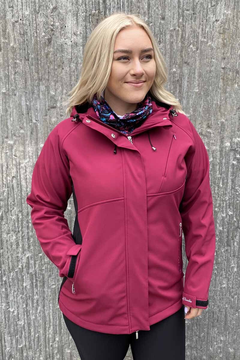 Ebba Softshell Jacket Women Raspberry Red - Way of Sweden