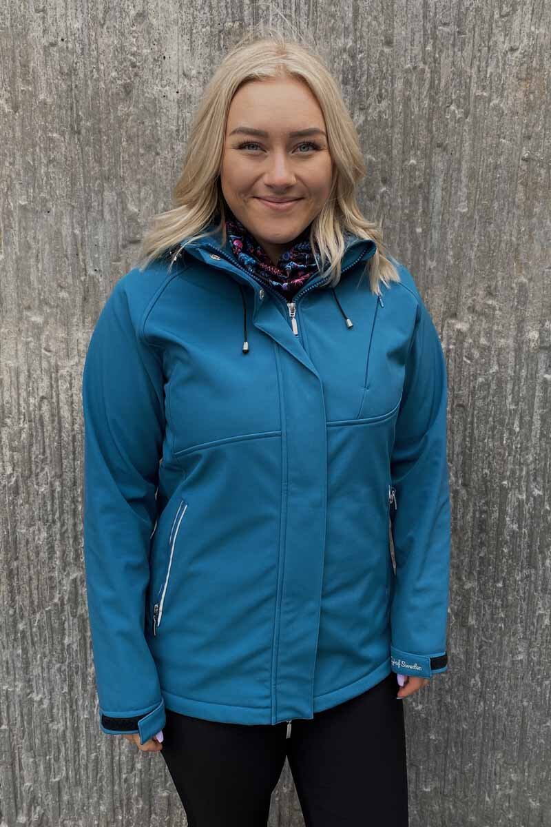 Ebba Women's Softshell Jacket Petrol - Way of Sweden