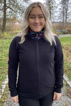 Flisa Fleece Jacket Women Patterned Collar Way of Sweden