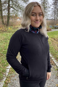 Flisa Fleece Jacket Women Patterned Collar Way of Sweden
