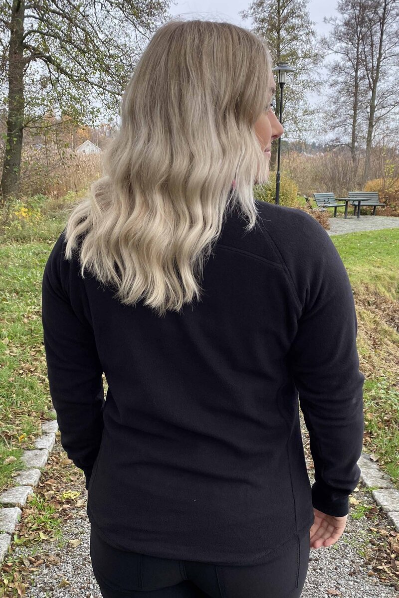 Flisa Fleece Jacket Women Patterned Collar Way of Sweden
