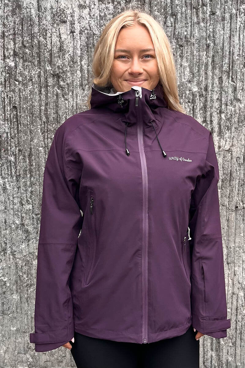 Kerstin Shell Jacket Women Winered Way of Sweden