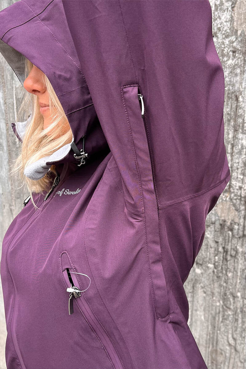 Kerstin Shell Jacket Women Winered Way of Sweden