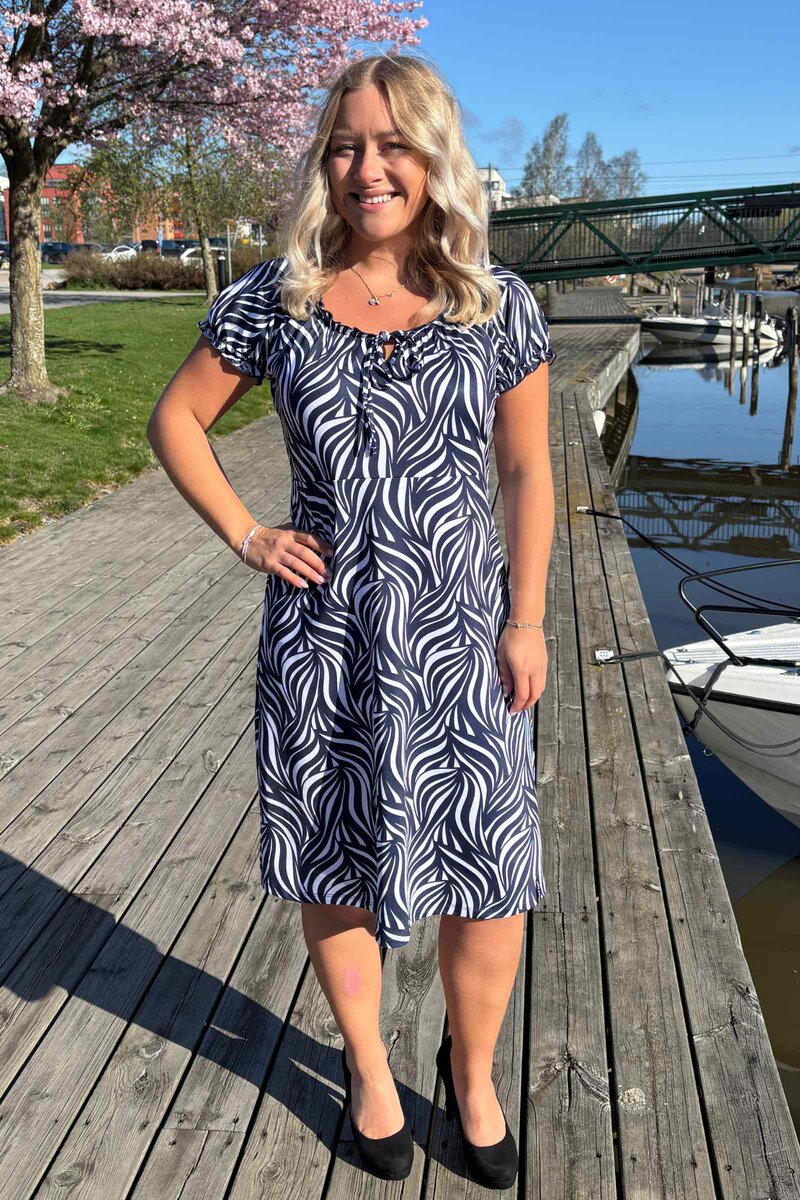 Maria Dress Women's Fantasy Dark Navy Way of Sweden