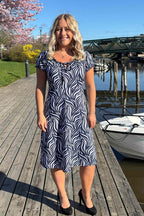 Maria Dress Women's Fantasy Dark Navy Way of Sweden