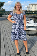 Maria Dress Women Flow Dark Navy Way of Sweden