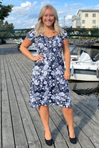 Maria Dress Women Flow Dark Navy Way of Sweden