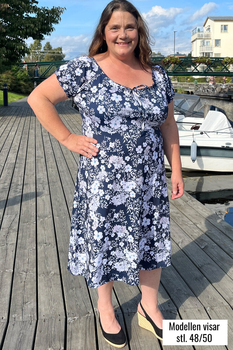 Maria Dress Women Flow Dark Navy Way of Sweden
