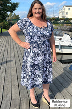 Maria Dress Women Flow Dark Navy Way of Sweden