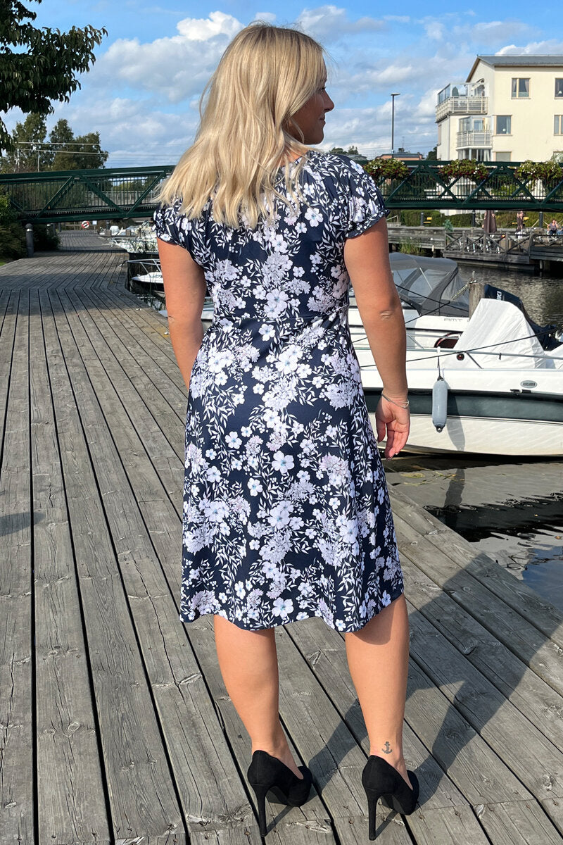 Maria Dress Women Flow Dark Navy Way of Sweden