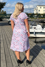 Maria Dress Ladies Peony Light Grey Way of Sweden