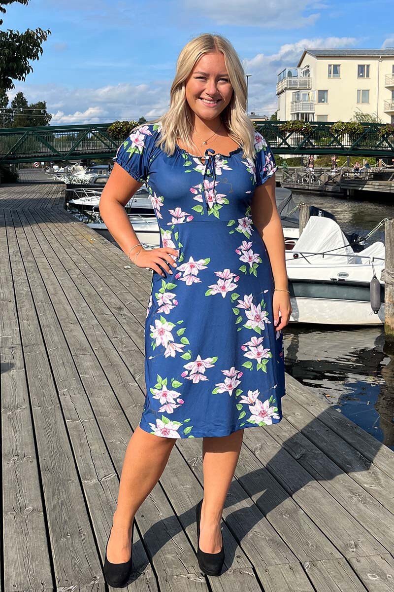 Maria Dress Women WOS Clematis Print Way of Sweden