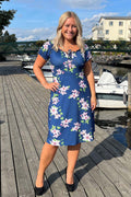 Maria Dress Women WOS Clematis Print Way of Sweden