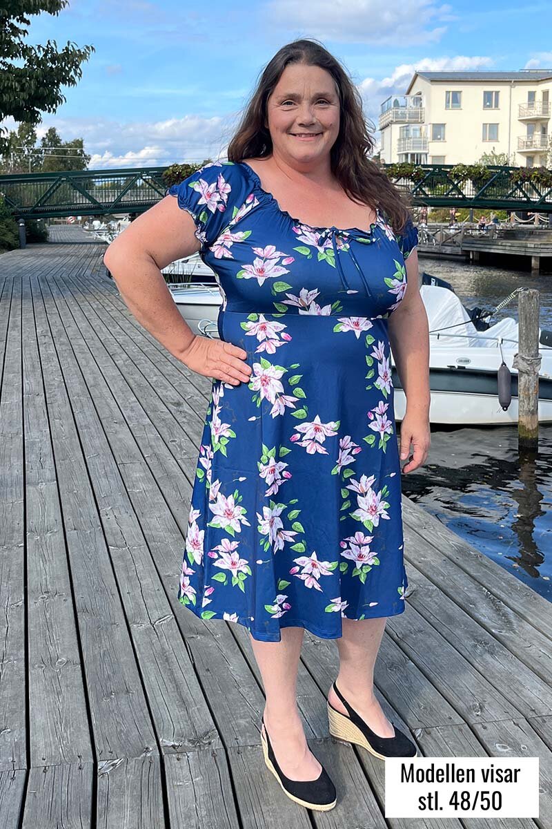 Maria Dress Women WOS Clematis Print Way of Sweden