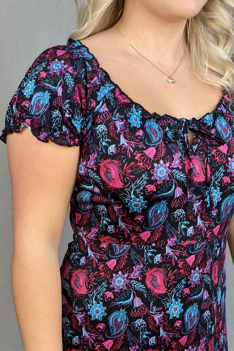 Maria Dress Women WOS Flower Print Way of Sweden
