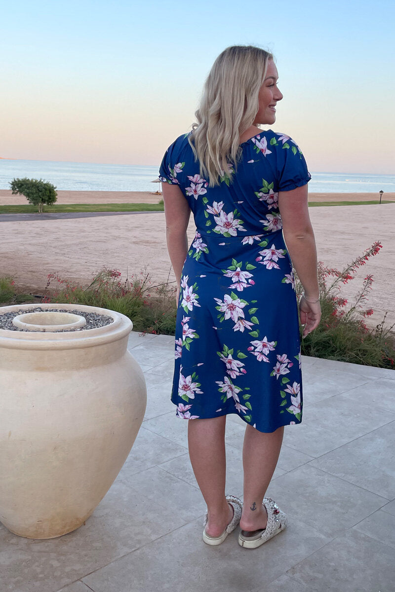 Maria Dress Women WOS Clematis Print Way of Sweden