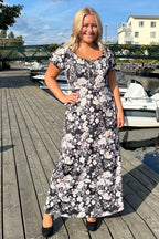 Maxi Dress Women Flow Black Way of Sweden