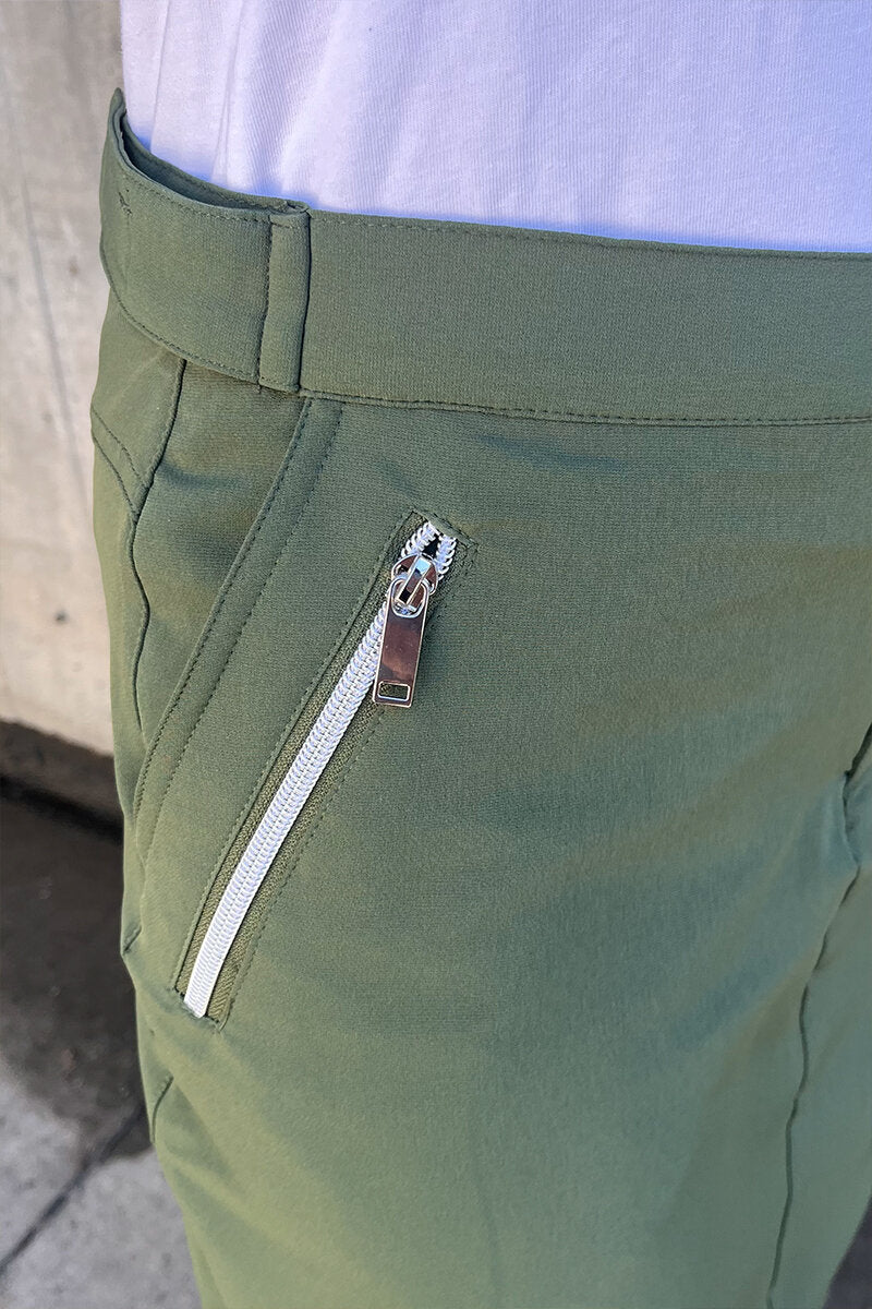 Monika Regular Skort Dam Grön Way of Sweden