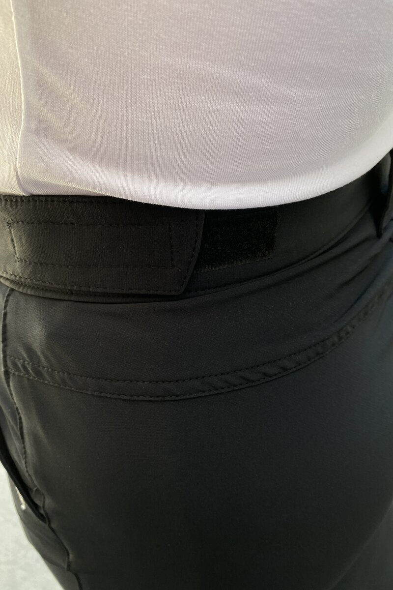 Monika SHORT Skort Svart Dam - Way of Sweden