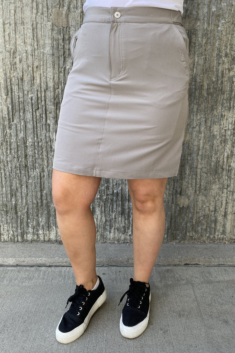 Monika SHORT Skort Grå Dam - Way of Sweden