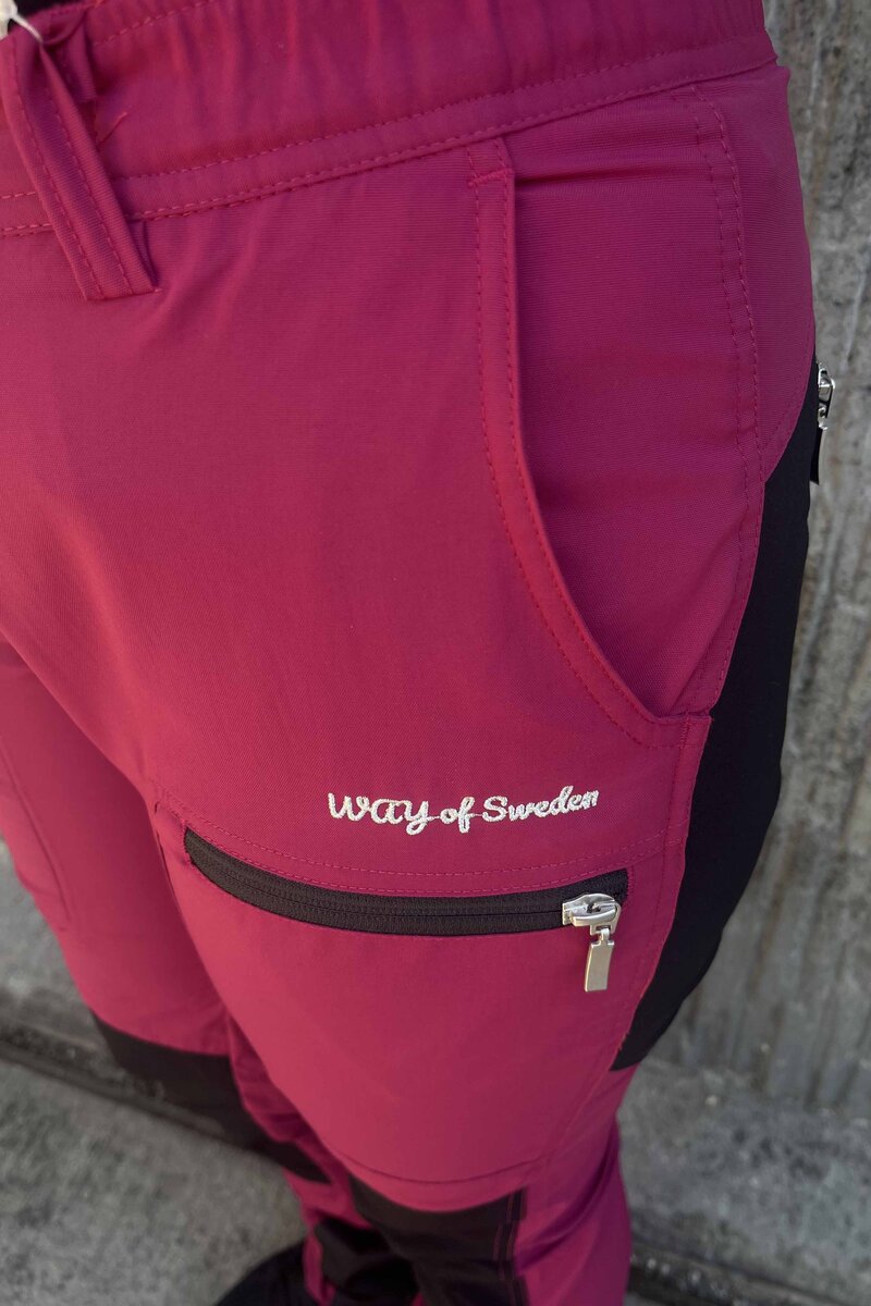 Renata Outdoor Trousers Regular Women Raspberry Red - Way Of Sweden