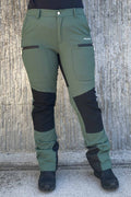 Renata Outdoor Trousers Regular Women Moss Green - Way Of Sweden