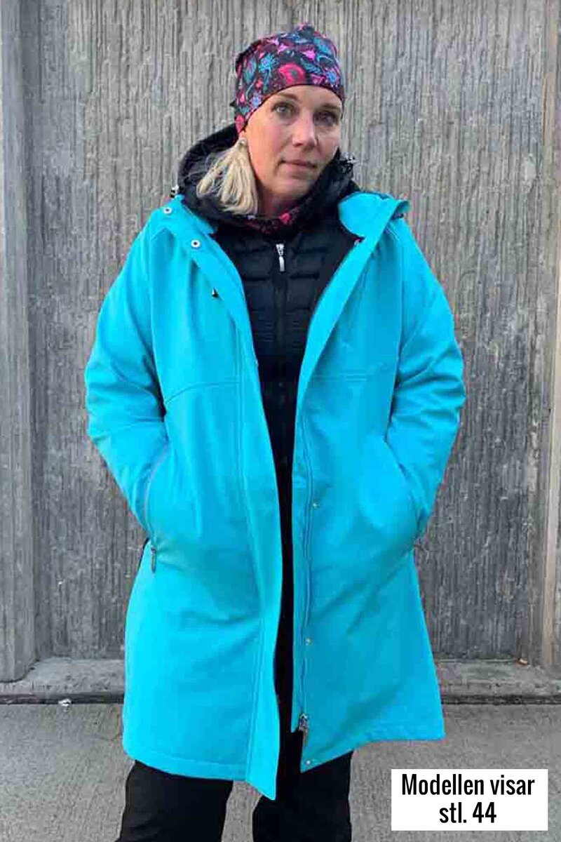 Supreme Softshell Coat Women Arctic Blue - Way of Sweden