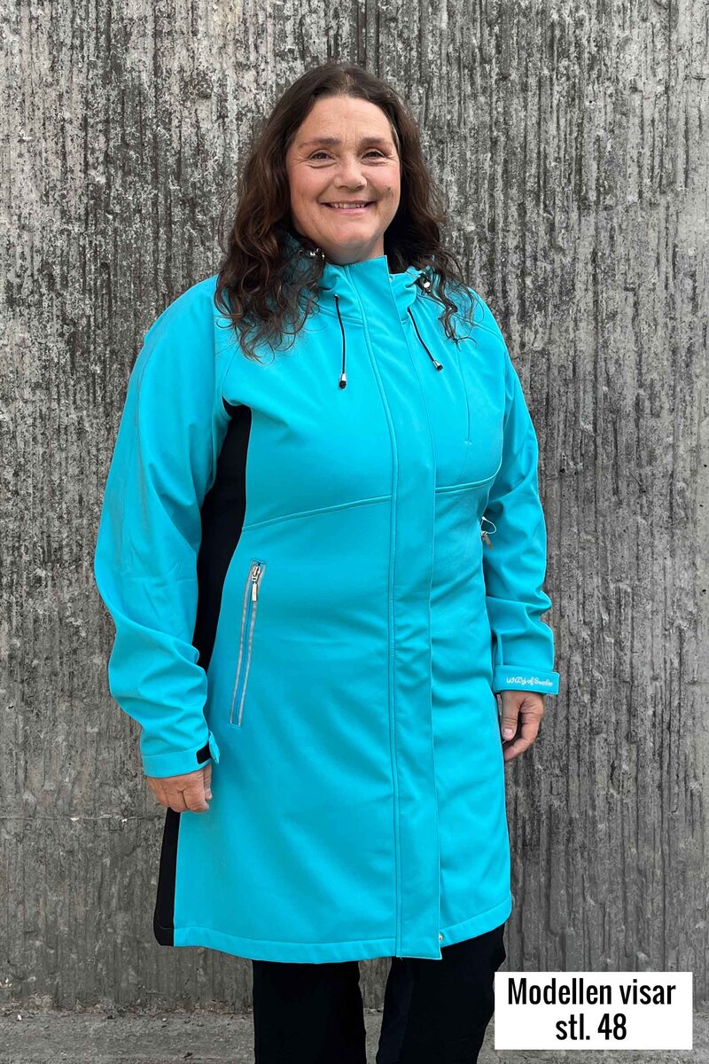 Supreme Softshell Coat Women Arctic Blue - Way of Sweden