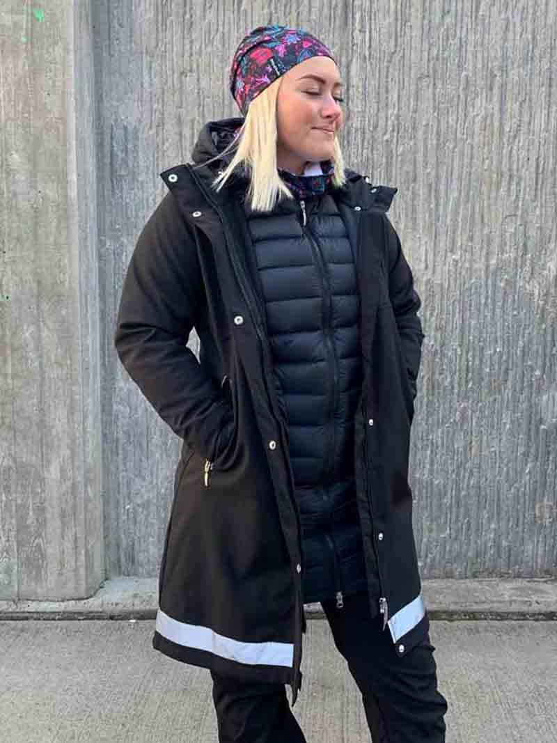 Supreme Softshellkappa Dam Svartreflex - Way of Sweden